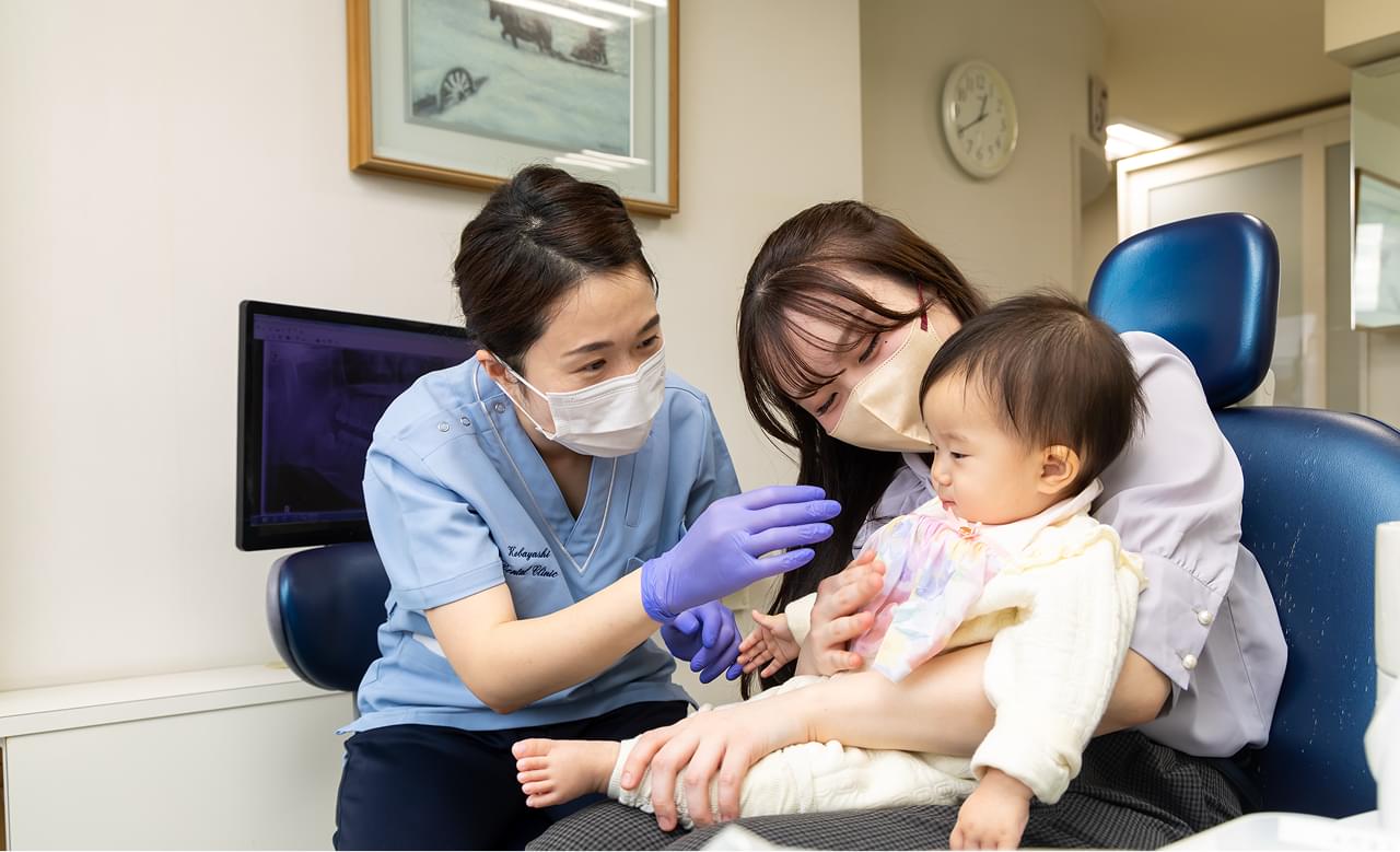 お子さまのむし歯はそのままにしないで！